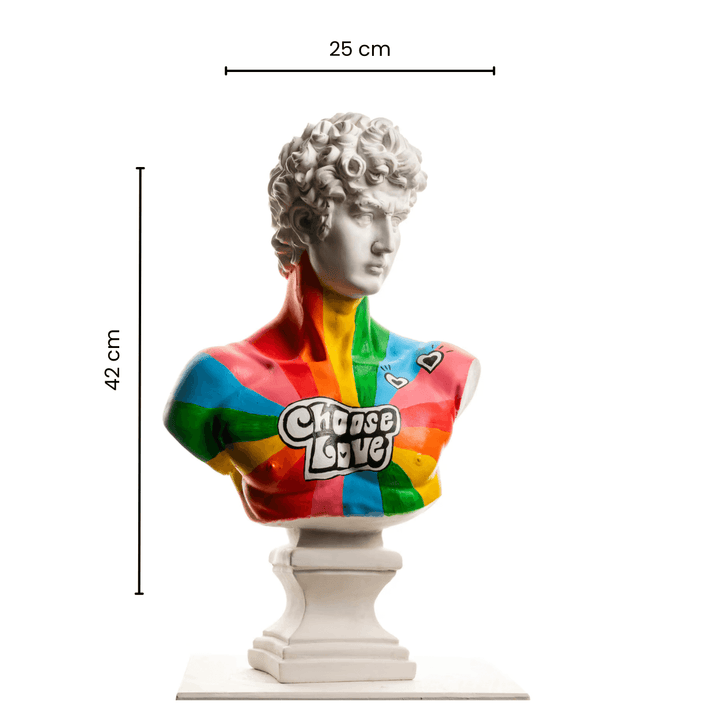 Design David Choose Love Sculpture - vinterro