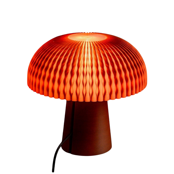 Lampe de table orange