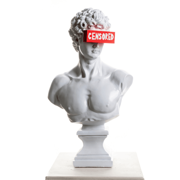 Design David Censored Sculpture - vinterro