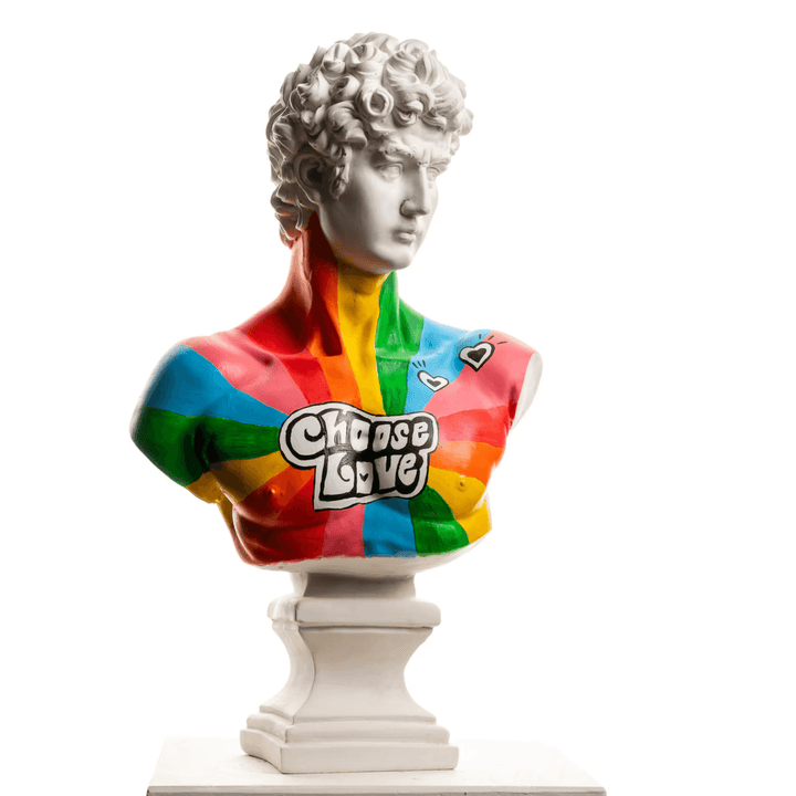 Design David Choose Love Sculpture - vinterro