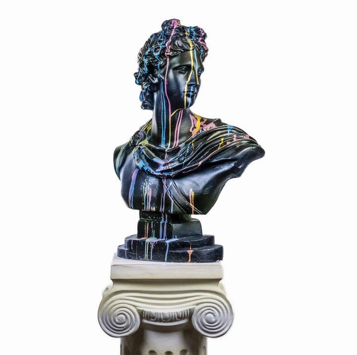 Design Black Colors Apollo Sculpture - vinterro